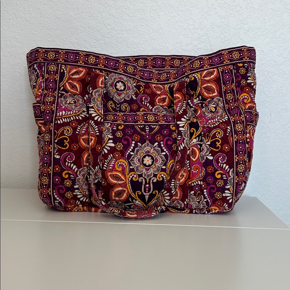 Vera Bradley Large Floral Tote Bag